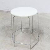 Stool 1980 steel wire and vinyl max sauze style