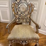 Oriental salon in marquetry