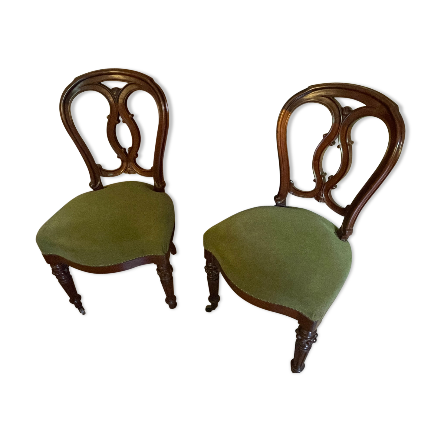2 chairs Louis Philippe