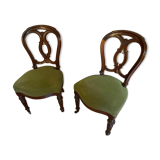 2 chairs Louis Philippe