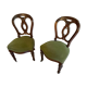 2 chairs Louis Philippe