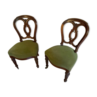 2 chairs Louis Philippe