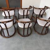 Set of six chairs Italy 1970s