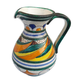 Italian ceramic pitcher