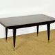 French Art Deco dining table in Macassar from 1940.