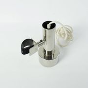 Lampes spots à pince en chrome nickelé pour étagère string, tête de lit.