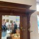 Walnut coat rack early XX th