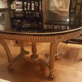 Black lacquered table 50