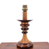 Totem wooden lamp, 70s