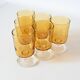 6 verres Cristal d'Arques Luminarc Suède ambrés