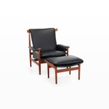 Bwana Lounge Chair and ottoman by Finn Juhl for France & Son, Denmark, 1960s