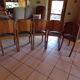 Five art deco chairs