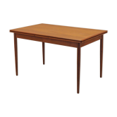 Table en teck, design danois, années 1970, fabriquée au Danemark