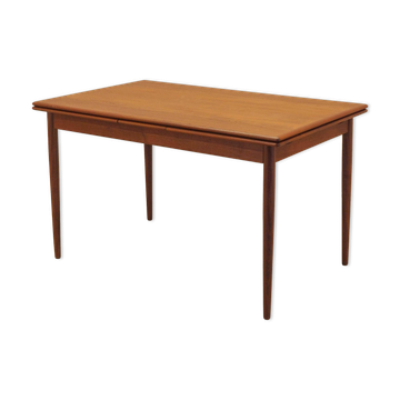 Teak table, Danish design, 1970s, made in Denmark