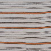 Tapis Kilim en chanvre d'Anatolie à rayures, référence 3681