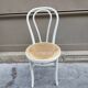 Chaise bistrot blanche