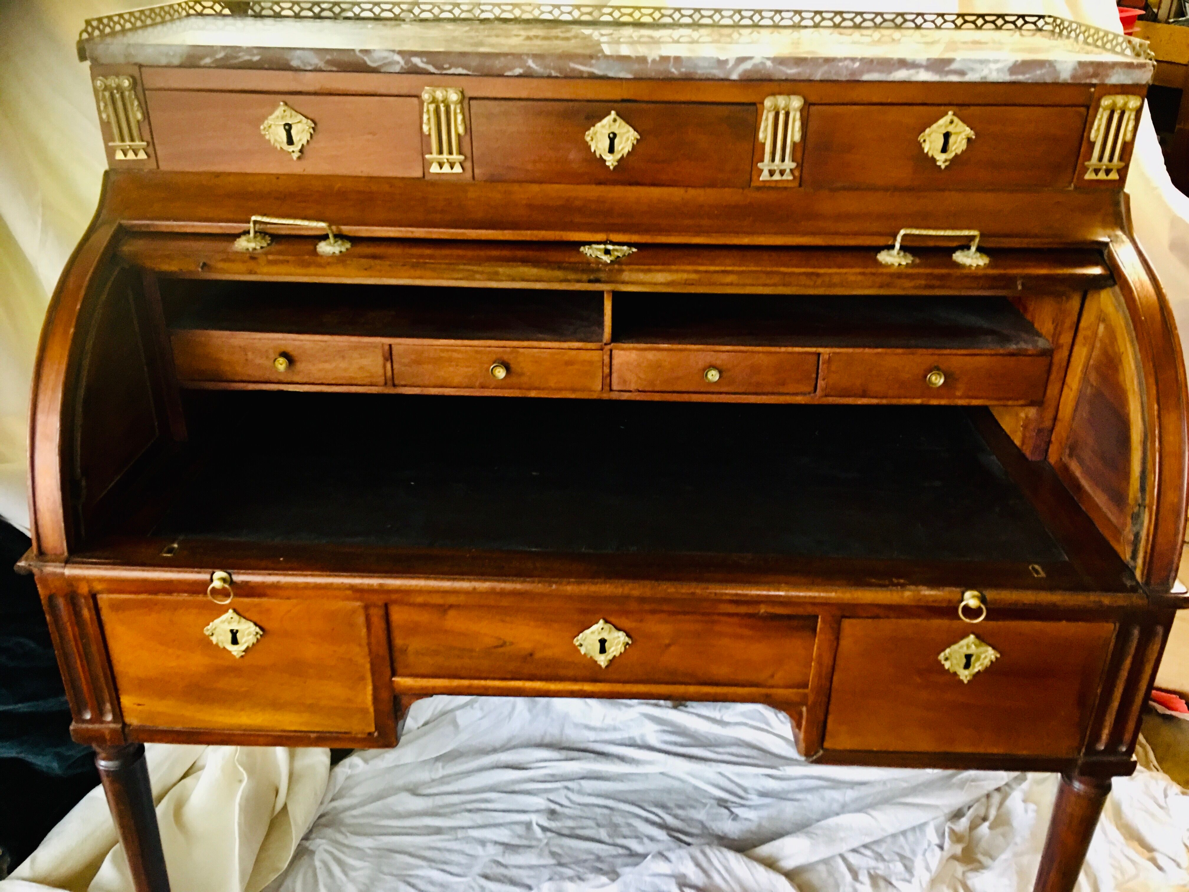 Napoleon III cylinder desk