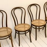 Set of 4 thonet chairs zpm radomsko
