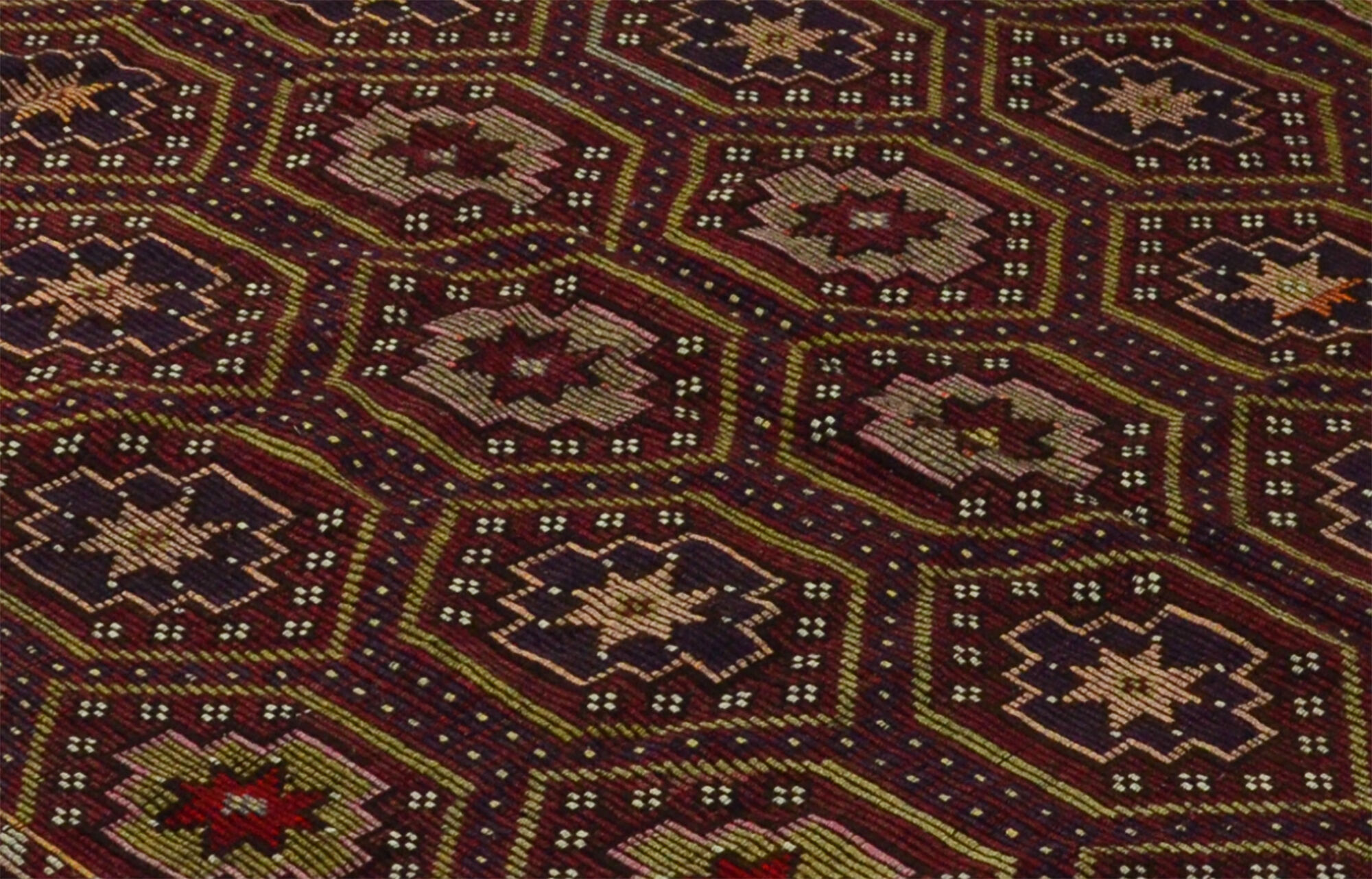 Anatolian handmade kilim rug 307 cm x 207 cm