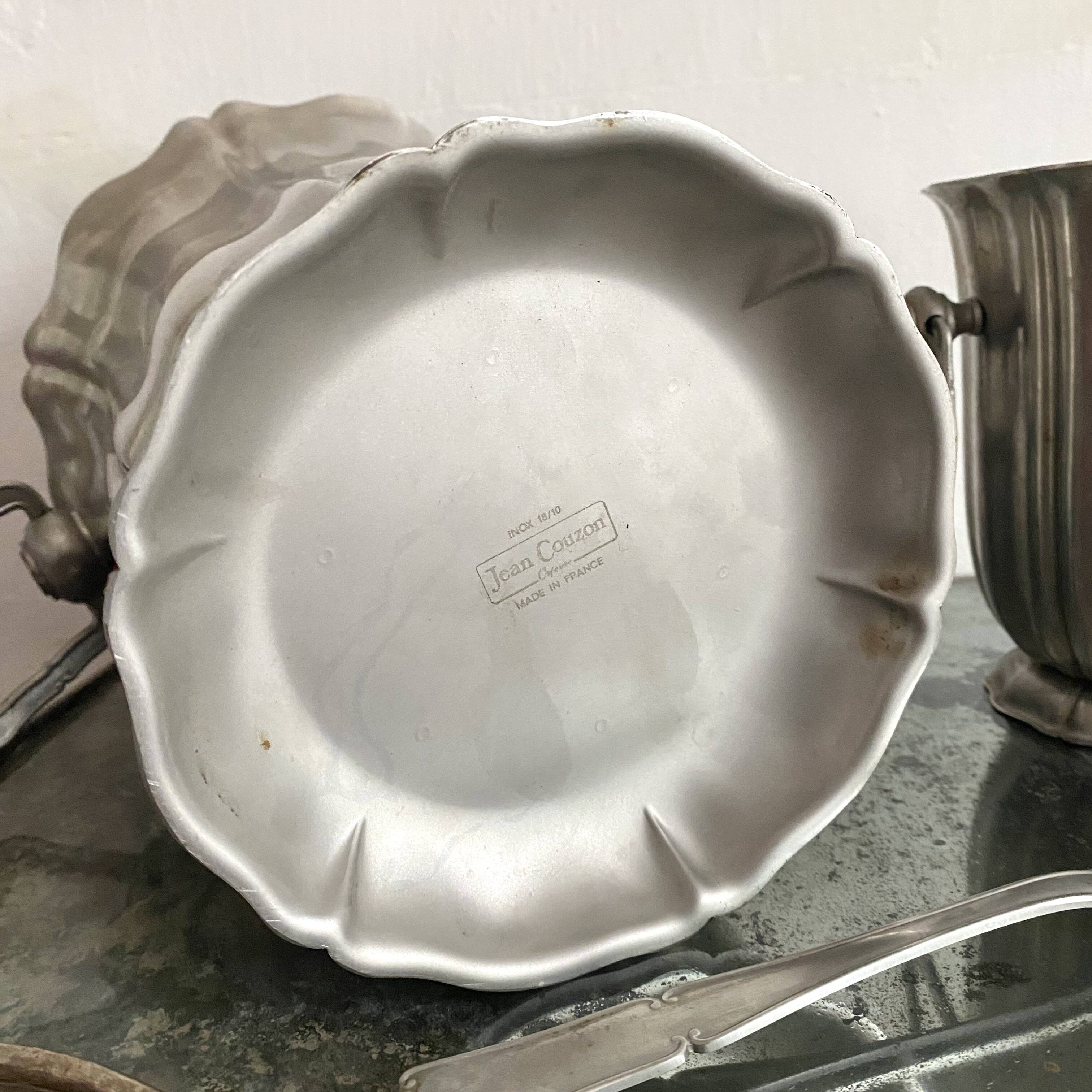 Champagne bucket set and stainless steel ice bucket Jean COUZON