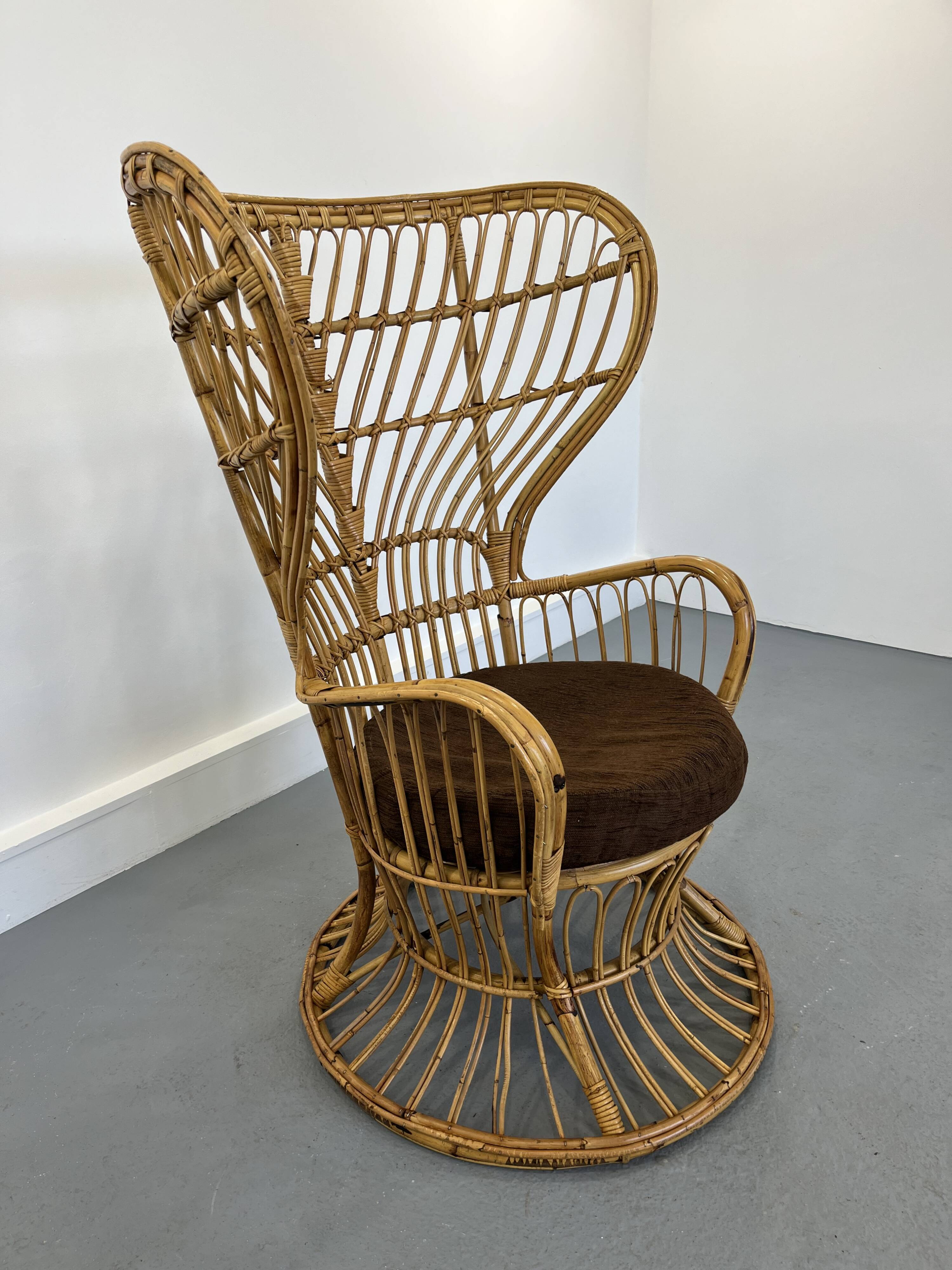 Wicker Chair by Gio Ponti and Lio Carminati, 1960s