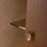 LARGE VINTAGE SIDEBOARD FROM THE 1960S IN TEAK AND BRASS, ITALIAN DESIGN