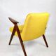 Yellow tweed bunny armchair