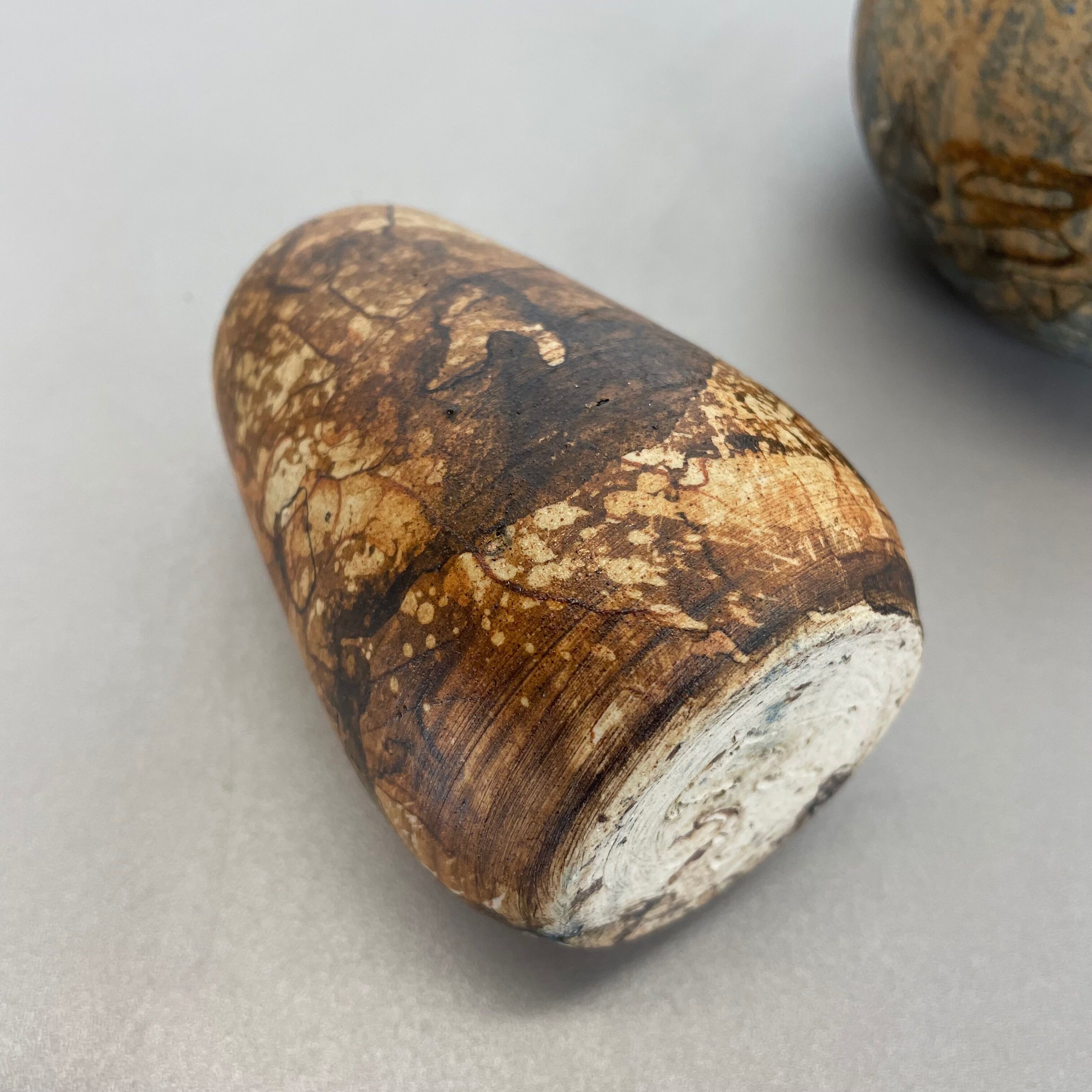 Set of 3 Studio Pottery Sculptural Objects Gerhard Liebenthron, Germany, 1970s