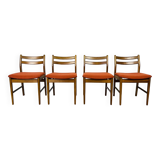 4 Scandinavian chairs 1960