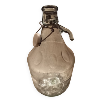 Clear glass carboy