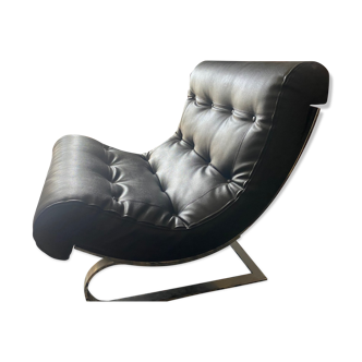 Fauteuil en cuir