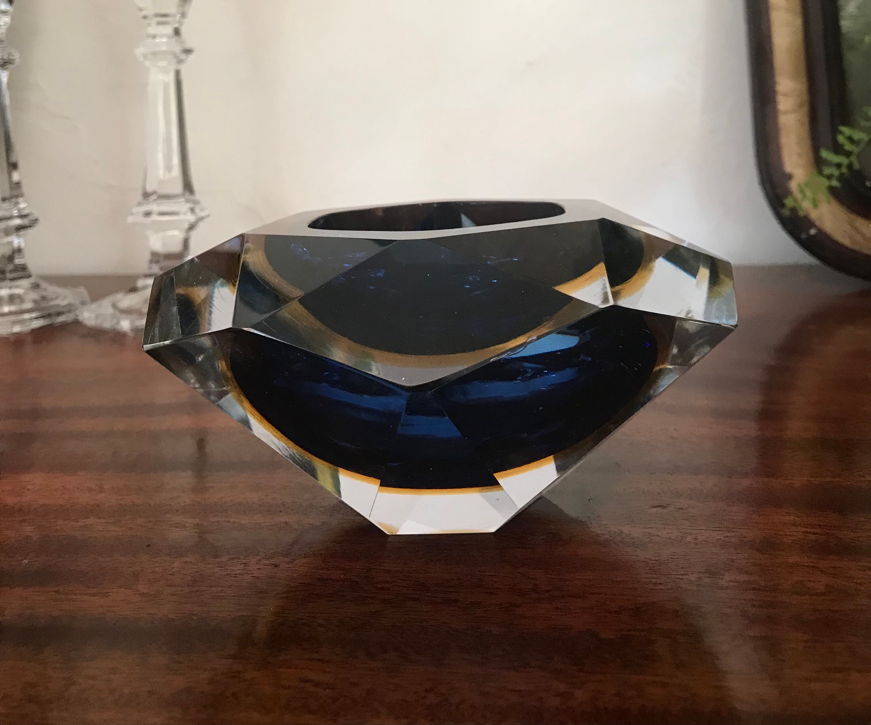 Ashtray « diamond « Murano
