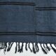 Blue & Black Striped Kilim Rug, 163x237Cm