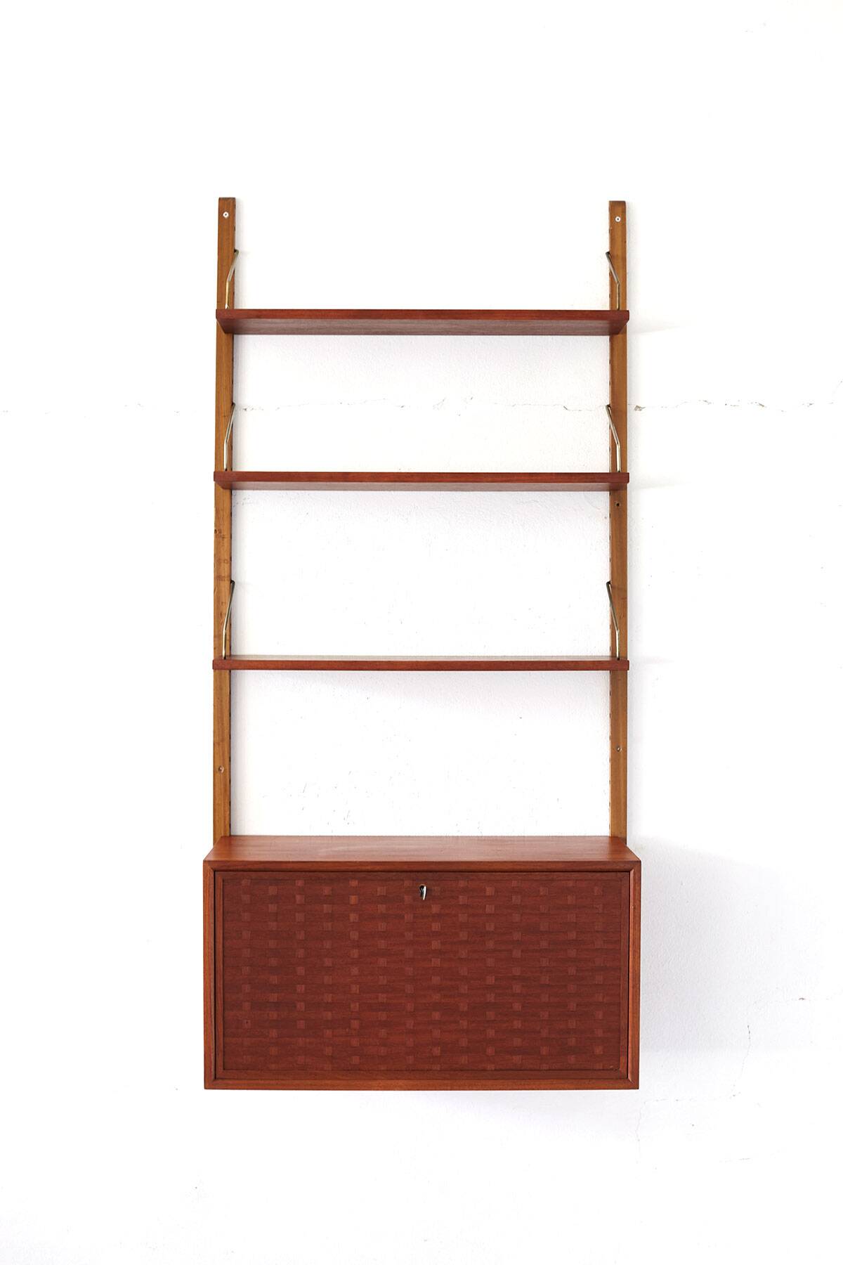 Wall unit designed by Poul Cadovius for Cado, Denmark, 1960s