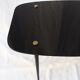 Table basse 1950 en verre noir