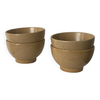 Set of 4 stoneware bowls