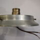Glass vintage globe ceiling light