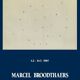 Poster Marcel Broodthaers 1987