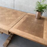 Farmhouse table monastery stripped extendable 300 cm