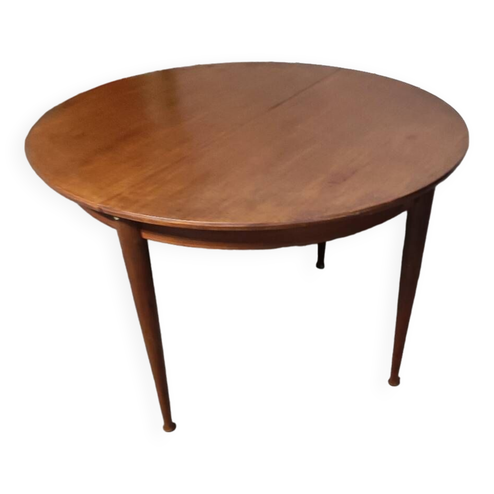 Scandinavian vintage teak round table