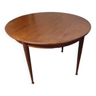 Scandinavian vintage teak round table