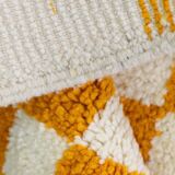 AZILAL orange wool rug 300cmx200cm