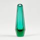 Art Deco Faceted Glass Vase by Josef Hoffmann for Moser, Czechoslovakia, 1930s