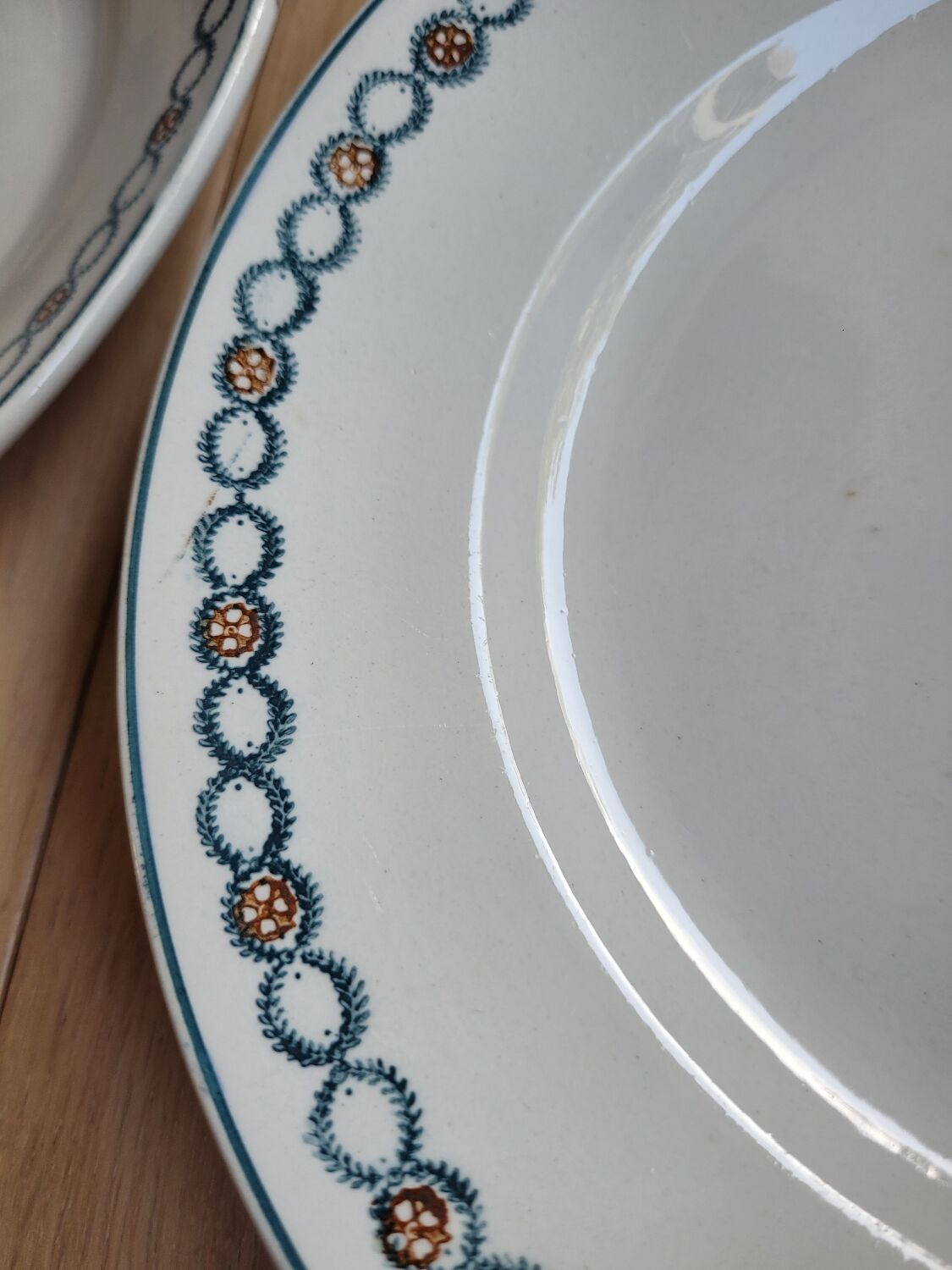 Lot n°1 of 4 flat plates BRE PMPS from Longwy