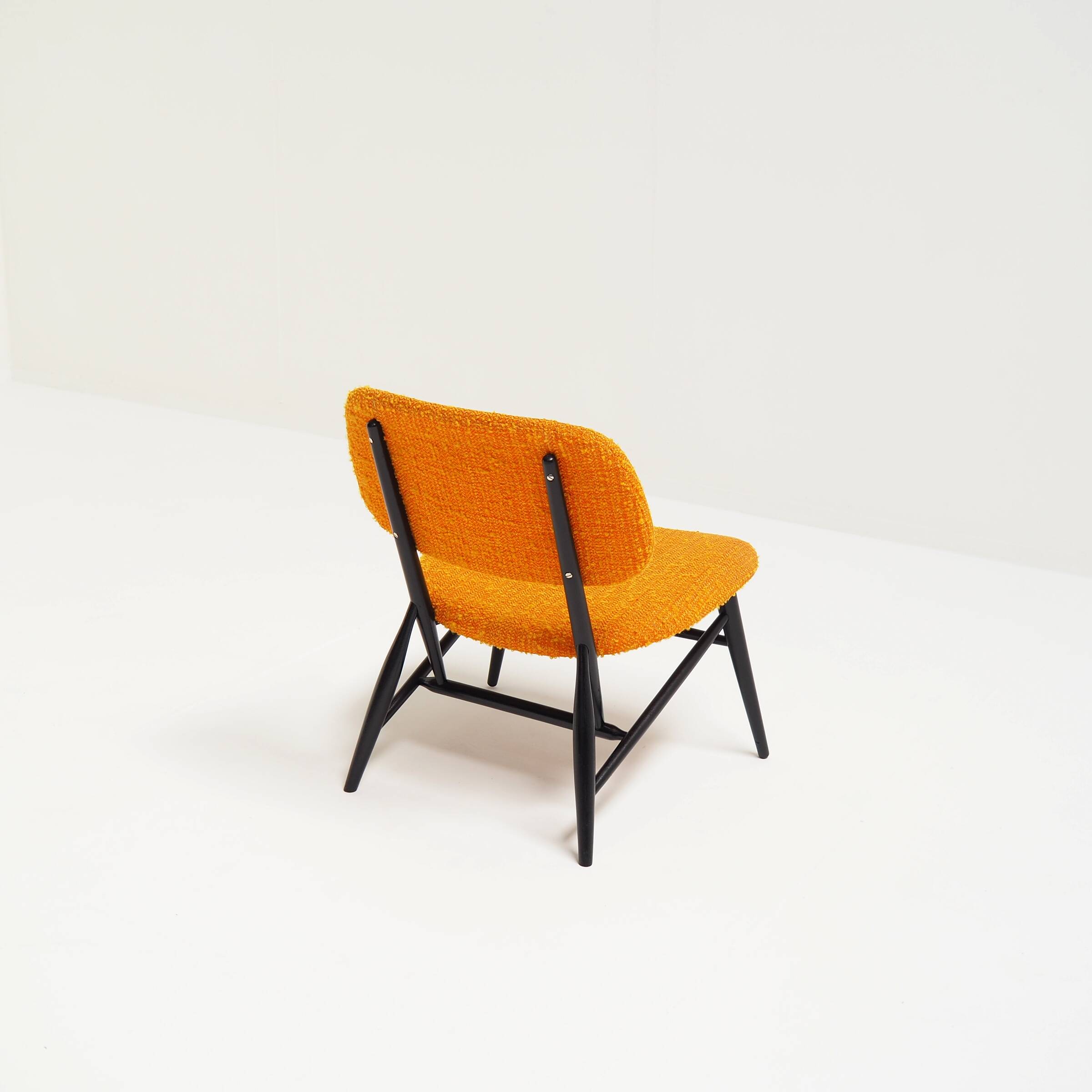 Scandinavian Lounge Chair from the Mid-1950s with a Stunning Frame