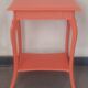 Orange art deco entrance furniture console