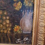 Oil painting on panel