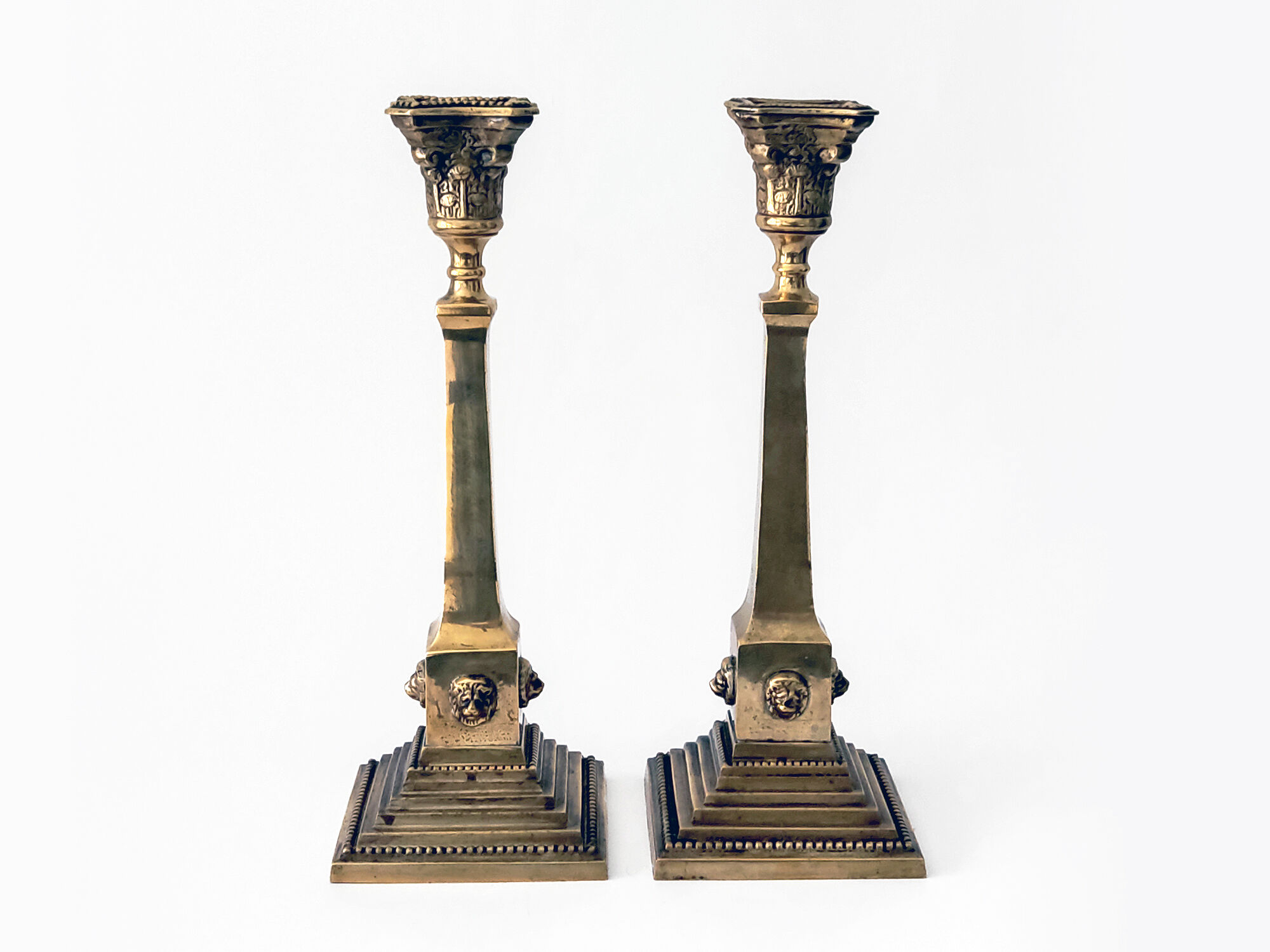 Victorian style candlestick set