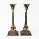 Victorian style candlestick set