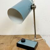 Lampe de table bleue vintage, années 1960